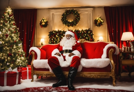 Christmas Tree, Furniture, Light, Decoration, Christmas Ornament, Interior Design