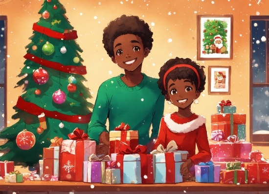 Christmas Tree, Green, Christmas Ornament, Smile, Christmas Decoration, Toy