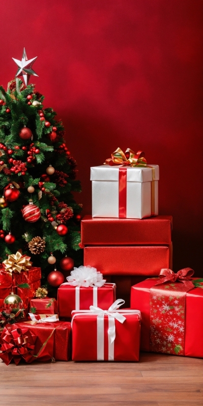 Christmas Tree, Light, Christmas Ornament, Plant, Lighting, Decoration