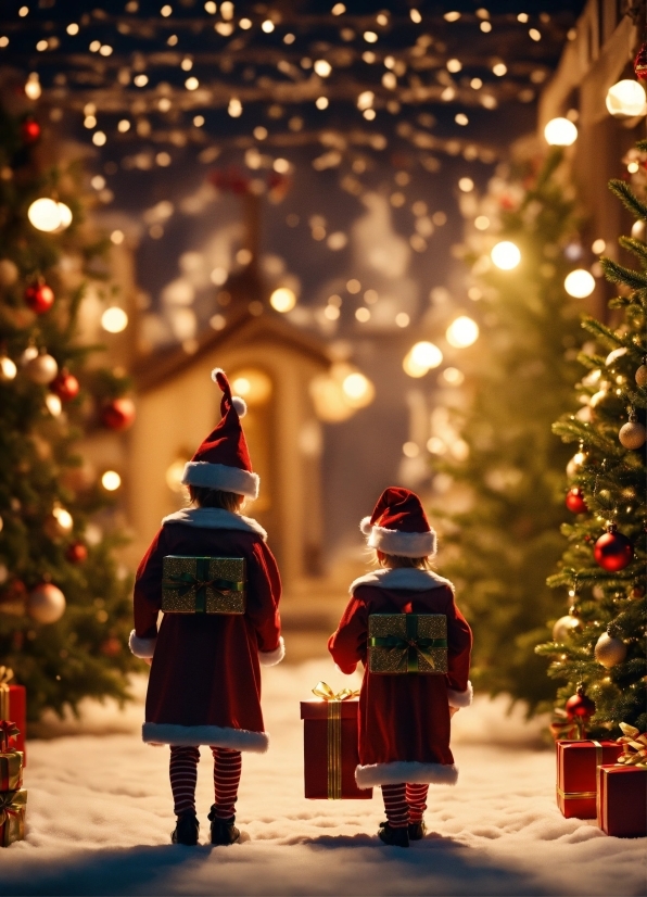 Christmas Tree, Light, Christmas Ornament, Window, Tree, Christmas Decoration