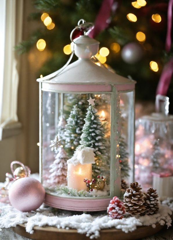 Christmas Tree, Photograph, White, Light, Christmas Ornament, Decoration