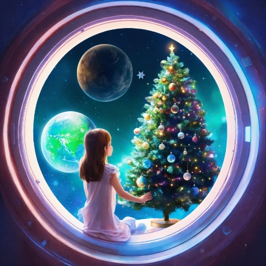 Christmas Tree, Photograph, World, Christmas Ornament, Light, Nature