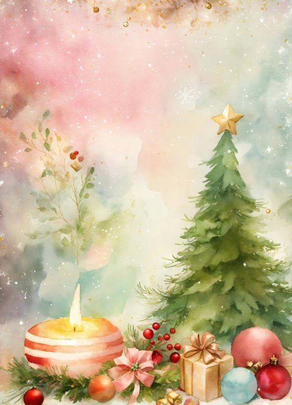 Christmas Tree, Plant, Christmas Ornament, Holiday Ornament, Tree, Art