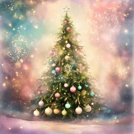 Christmas Tree, Plant, Christmas Ornament, Leaf, Branch, Tree