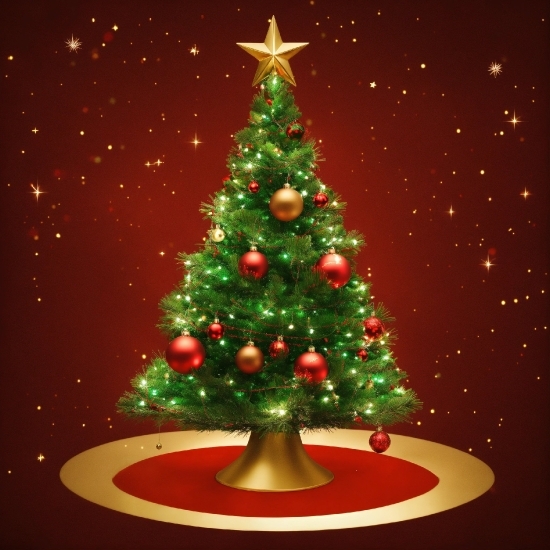 Christmas Tree, Plant, Christmas Ornament, Light, Green, Nature