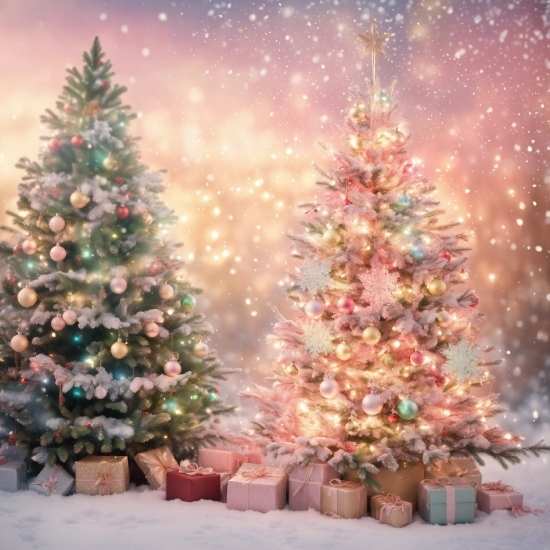 Christmas Tree, Plant, Christmas Ornament, Light, Green, World