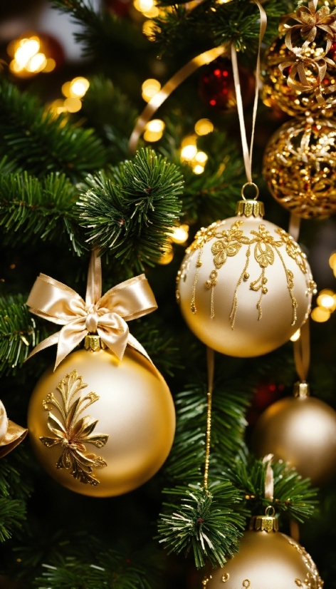 Christmas Tree, Plant, Christmas Ornament, Light, Holiday Ornament, Branch