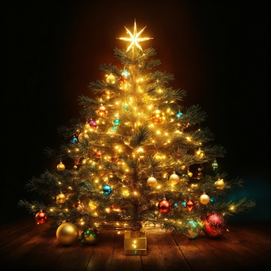 Christmas Tree, Plant, Christmas Ornament, Sky, Holiday Ornament, Larch
