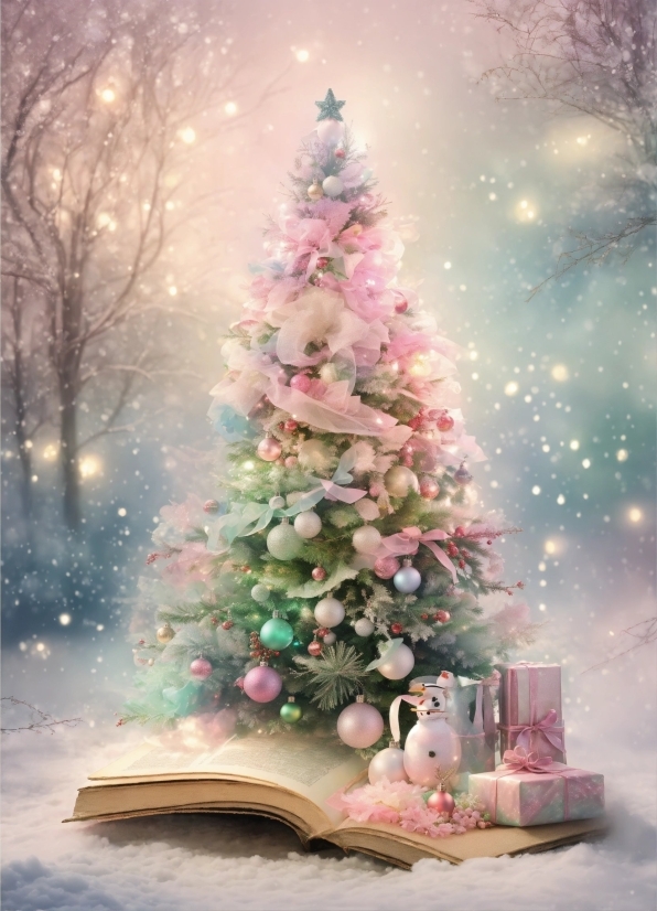 Christmas Tree, Plant, Christmas Ornament, Snow, Branch, World
