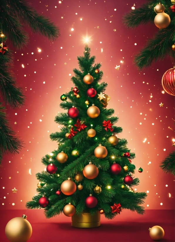 Christmas Tree, Plant, Christmas Ornament, White, Light, Nature
