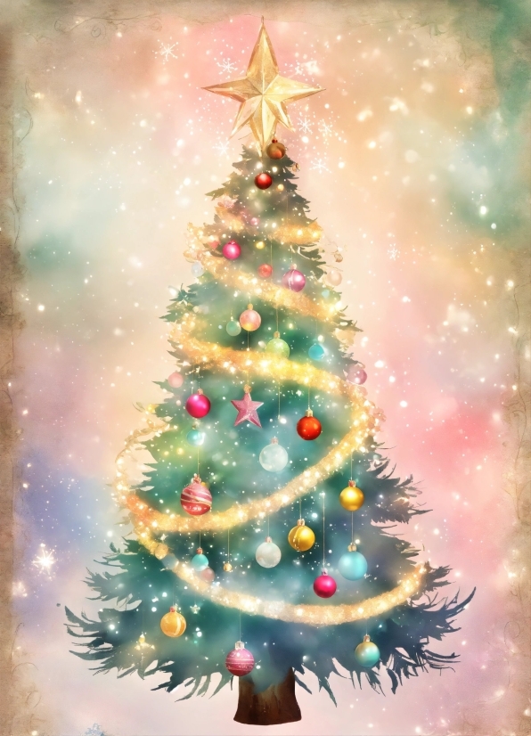Christmas Tree, Plant, Christmas Ornament, World, Branch, Holiday Ornament