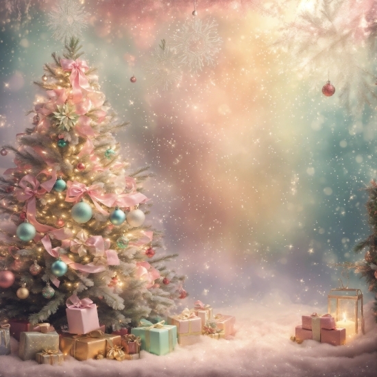 Christmas Tree, Plant, Light, Cloud, Tree, Sky