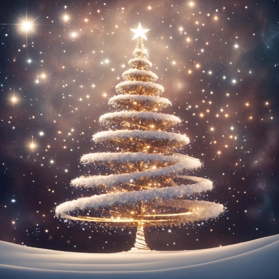Christmas Tree, Plant, Light, World, Tree, Sky