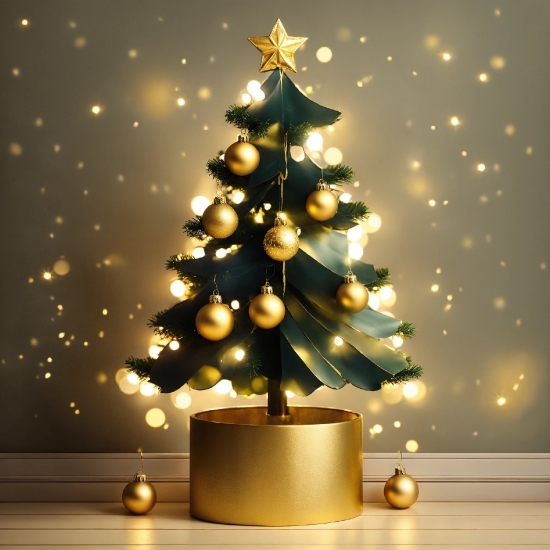 Christmas Tree, Plant, Photograph, Christmas Ornament, Light, Nature
