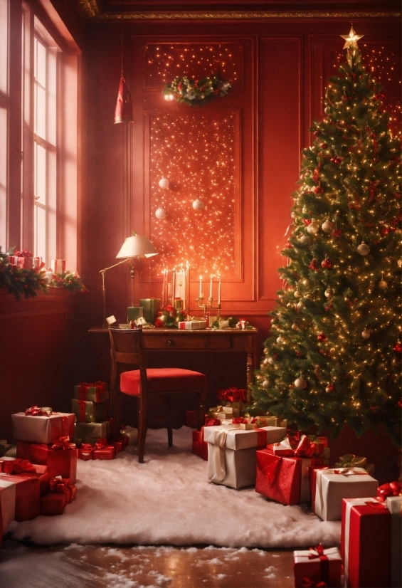 Christmas Tree, Plant, Property, Christmas Ornament, Decoration, Light