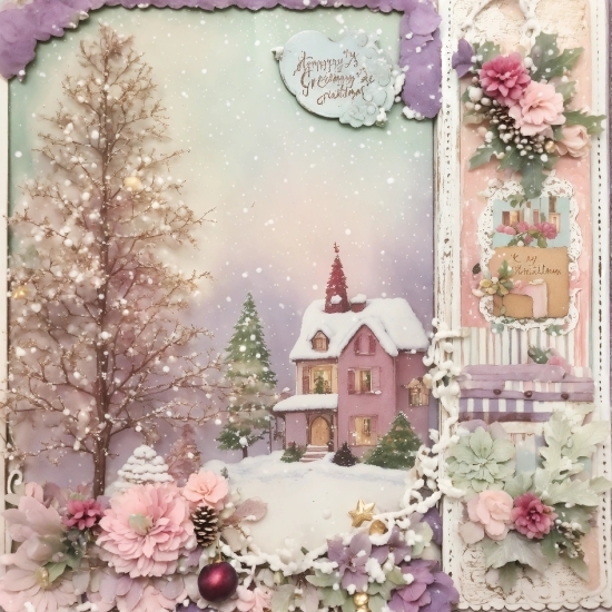 Christmas Tree, Plant, Window, Christmas Ornament, Branch, Textile