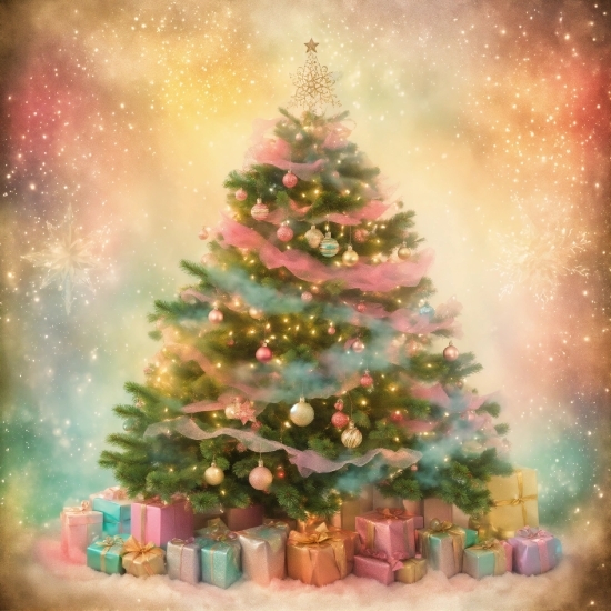 Christmas Tree, Plant, World, Christmas Ornament, Light, Flowerpot