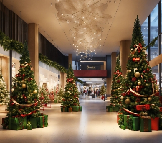 Christmas Tree, Property, Christmas Ornament, Decoration, Holiday Ornament, Interior Design