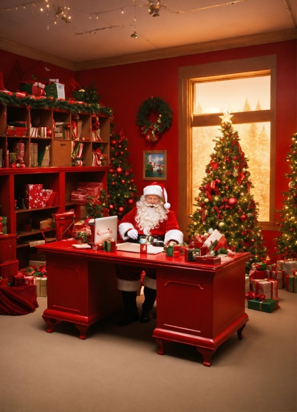 Christmas Tree, Property, Christmas Ornament, Decoration, Interior Design, Lighting