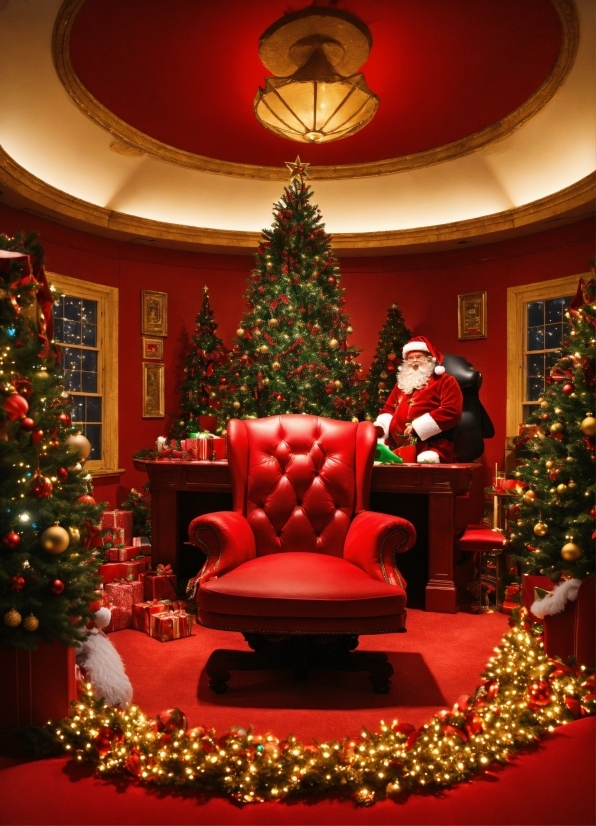 Christmas Tree, Property, Christmas Ornament, Decoration, Light, Green