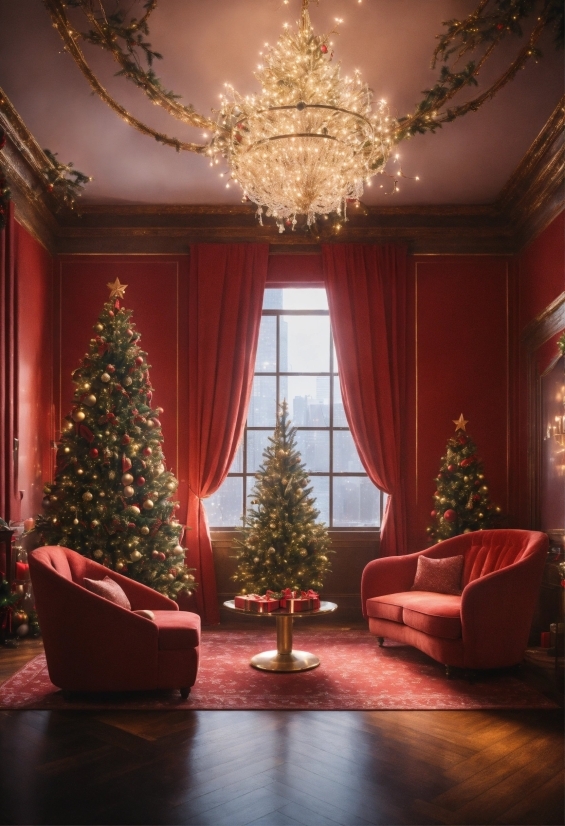 Christmas Tree, Property, Decoration, Christmas Ornament, Light, Plant