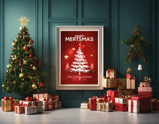 Christmas Tree, Property, Decoration, Christmas Ornament, Plant, Interior Design