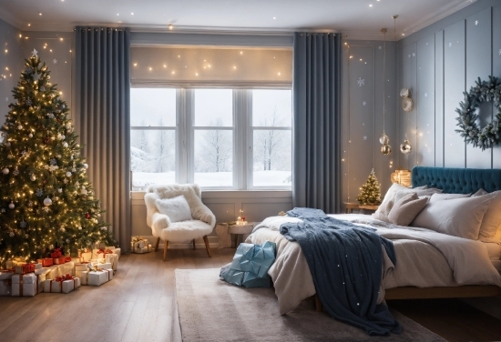 Christmas Tree, Property, Decoration, Comfort, Interior Design, Wood