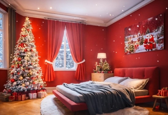 Christmas Tree, Property, Decoration, Comfort, Textile, Interior Design
