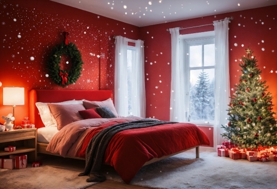 Christmas Tree, Property, Furniture, Decoration, Light, Lighting