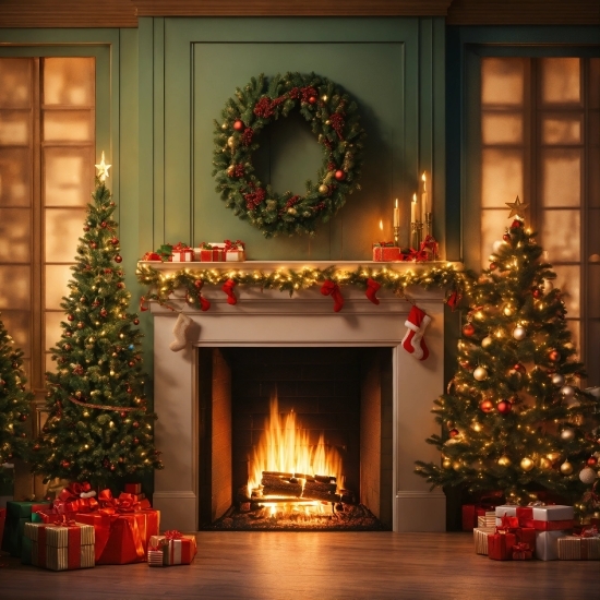 Christmas Tree, Property, Light, Christmas Ornament, Decoration, Lighting