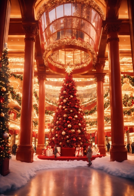 Christmas Tree, Property, Light, Decoration, Christmas Ornament, Branch