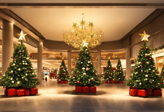Christmas Tree, Property, Plant, Christmas Ornament, Decoration, Light