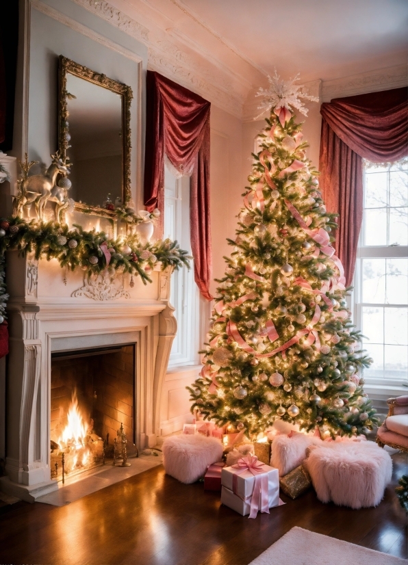 Christmas Tree, Property, Plant, Christmas Ornament, Light, Decoration