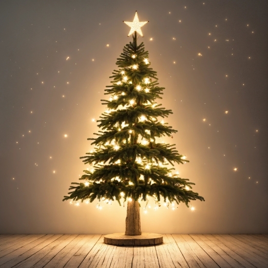 Christmas Tree, Sky, Plant, Christmas Ornament, World, Branch
