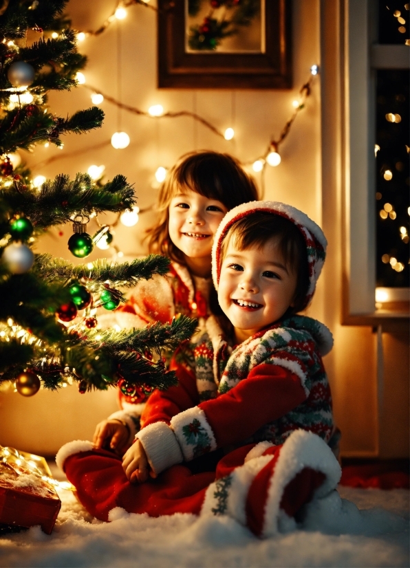 Christmas Tree, Smile, Christmas Ornament, Lighting, Happy, Ornament