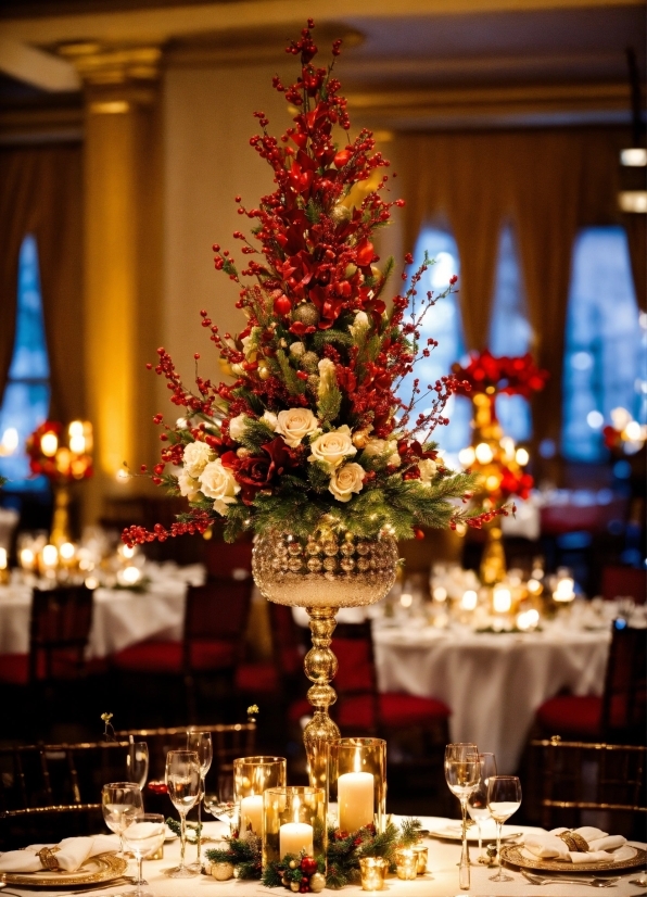 Christmas Tree, Tableware, Flower, Decoration, Table, Drinkware
