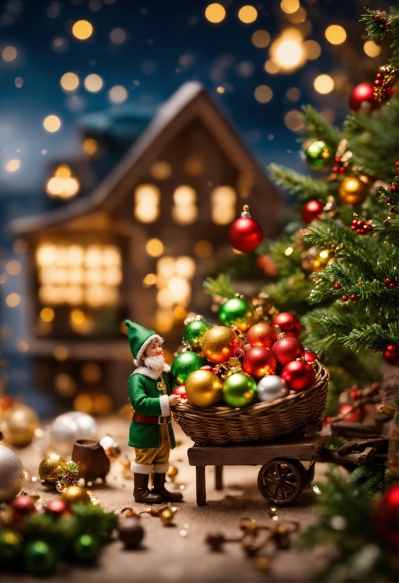 Christmas Tree, White, Christmas Ornament, Light, Lighting, Toy