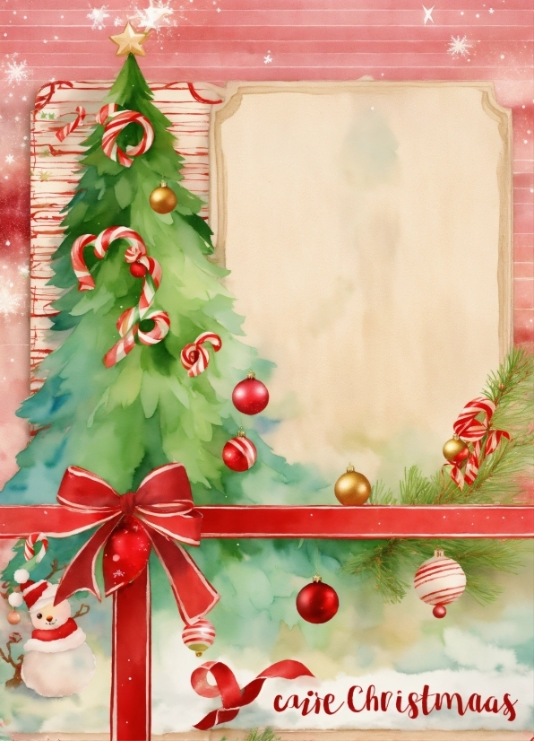 Christmas Tree, White, Green, Christmas Ornament, Plant, Holiday Ornament