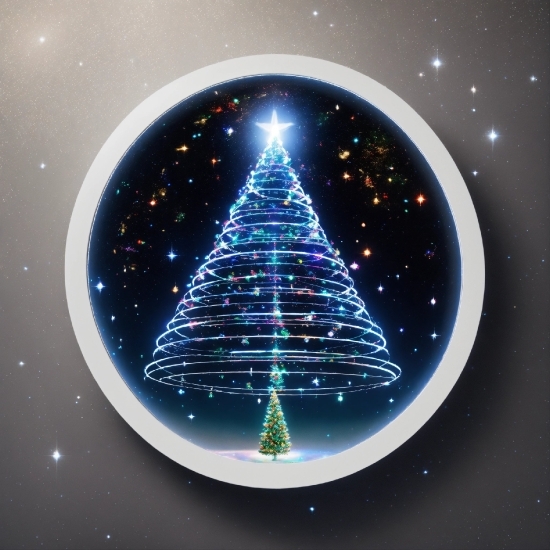 Christmas Tree, World, Christmas Decoration, Astronomical Object, Ornament, Circle
