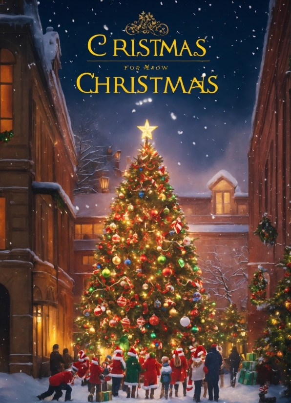 Christmas Tree, World, Snow, Christmas Ornament, Light, Nature