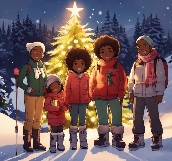 Christmas Tree, World, Snow, Tree, Happy, Christmas Ornament