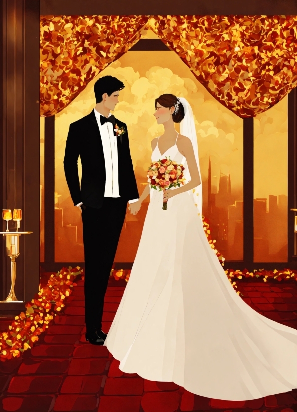 Clothing, Wedding Dress, Bride, Bridal Clothing, Dress, Human