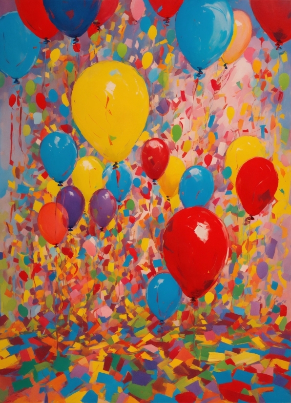 Colorfulness, Balloon, Paint, Art, Pattern, Tints And Shades