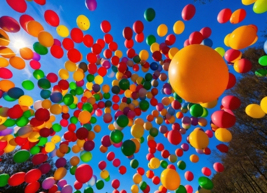 Colorfulness, Balloon, Sky, Window, Party Supply, Event