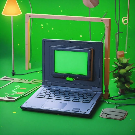 Computer, Green, Personal Computer, Computer Keyboard, Space Bar, Input Device
