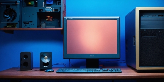 Computer, Personal Computer, Computer Desk, Computer Monitor, Furniture, Output Device