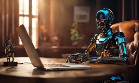 Computer, Personal Computer, Laptop, C-3po, Table, Netbook