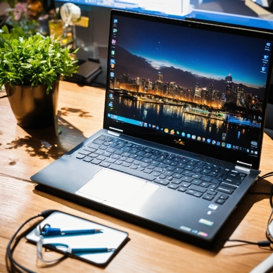 Computer, Personal Computer, Laptop, Plant, Touchpad, Netbook