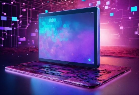 Computer, Personal Computer, Netbook, Purple, Laptop, Output Device