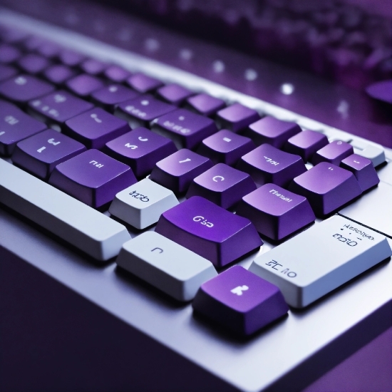 Computer, Personal Computer, Peripheral, Laptop, Input Device, Purple